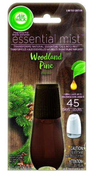 AIR WICK Essential Mist  Woodland Pine Discontinued